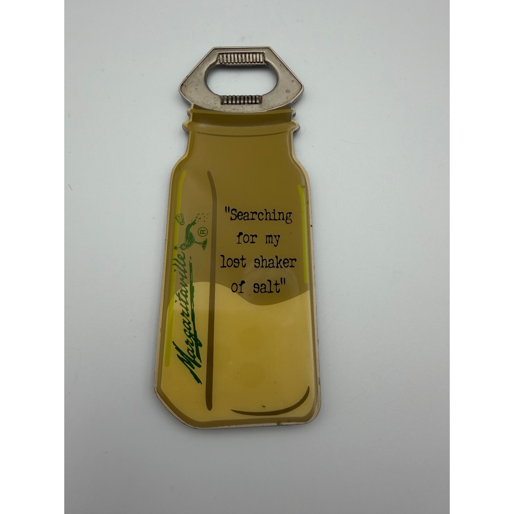 Margaritaville Magnetic Bottle Opener Mason Jar Lost Shaker of Salt Bar Tool